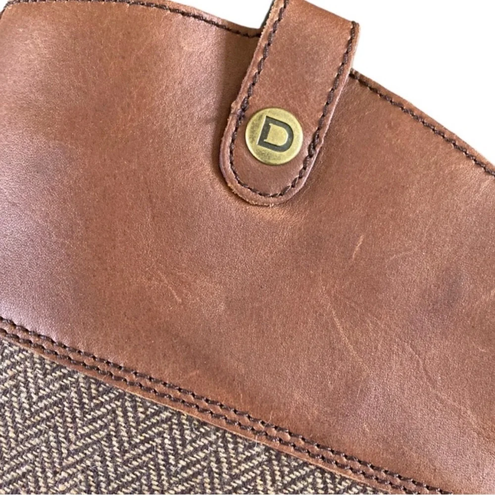 The Dublín Eden Tall Herringbone Leather boot in Drifted Brown Size 9 - Picture 5 of 6
